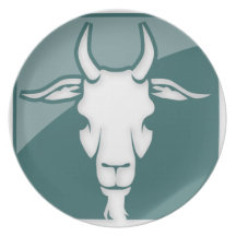 Capricorn Zodiac Sign Dinner Plate