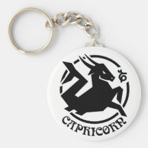 Capricorn Zodiac Sign Key Chains
