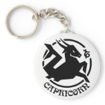 Capricorn Zodiac Sign Key Chains