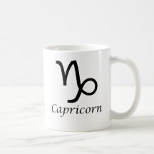 ‘Capricorn’ Zodiac Sign Mugs