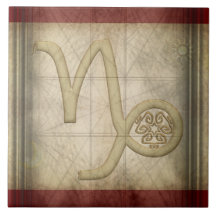 Capricorn Zodiac Sign Tiles