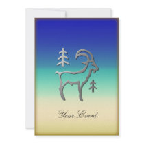 Capricorn Zodiac Star Sign In Light Silver Party