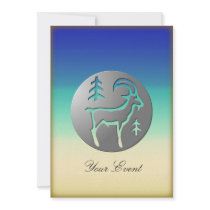 Capricorn Zodiac Star Sign Premium Silver