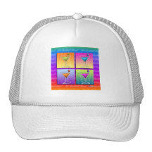 Caps, Hats - Pop Art Martinis