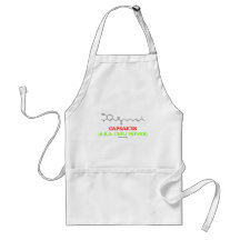 Capsaicin (A.K.A Chili Pepper) Chemical Molecule Aprons