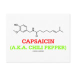 Capsaicin (A.K.A Chili Pepper) Chemical Molecule
