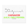 Capsaicin (A.K.A Chili Pepper) Chemical Molecule