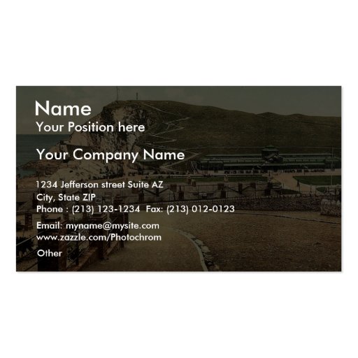 Capstone, from the arcade, Ilfracombe, England rar Business Card Templates