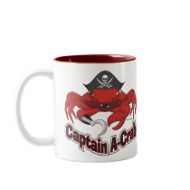 Captain "A-Crab" Coffee Mugs