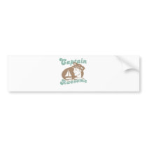 Captain Awesome Bumper Stickers