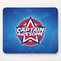 Captain Awesome Mouse Pad