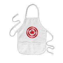 Captain Canada Hero Shield Aprons
