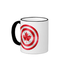 Captain Canada Hero Shield Coffee Mug