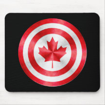 Captain Canada Hero Shield Mousepad