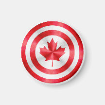 Captain Canada Hero Shield Refrigerator Magnet