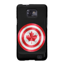 Captain Canada Hero Shield Samsung Galaxy Cases