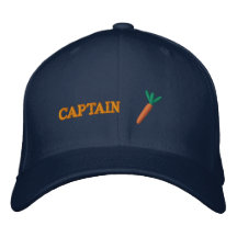 Captain Carrot Embroidered Hat