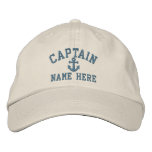 Captain - customizable embroidered hats