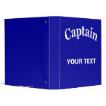 CAPTAIN - CUSTOMIZABLE VINYL BINDER