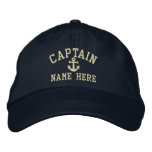 Captain - customizable embroidered hats