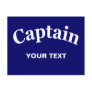CAPTAIN - CUSTOMIZABLE POSTCARDS