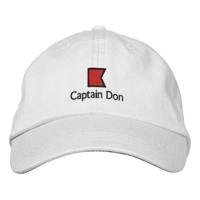 captain Don - B Embroidered Hats captain Don - B Embroidered Hats