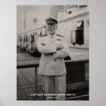 Captain Edward John Smith of Titanic Memorial Poster