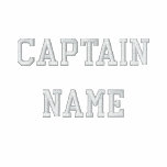 Captain Embroidered Zip Hoodie