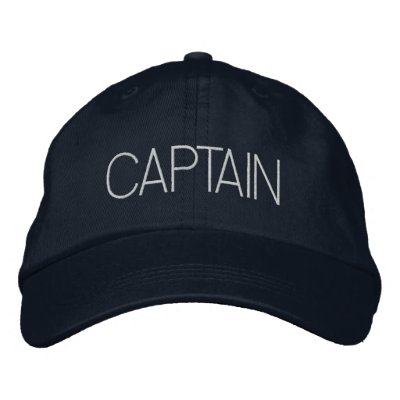 Captain Hat - boat captain, yacht gift, new boater Baseball Cap by superrox