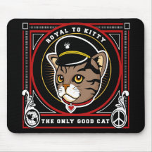 Captain Kitty mousepad