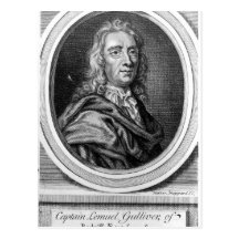 Captain Lemuel Gulliver, 1726 Post Card