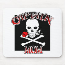 Captain Mom (Rose)Mousepad