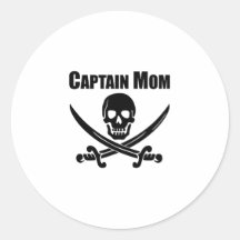 Captain Mom Sticker