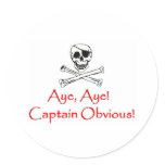 Captain Obvious Sticker