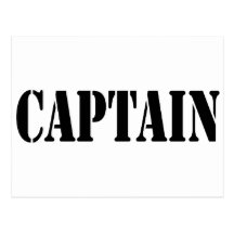 Captain Post Card
