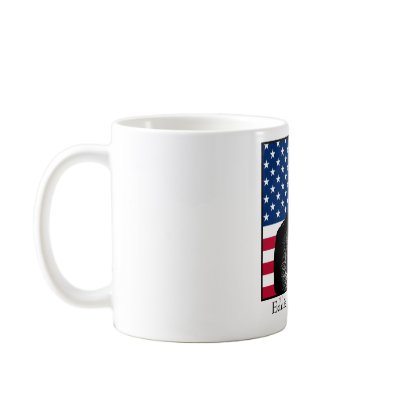 Captain Rickenbacker and The U.S. Flag Coffee Mug by parrow1978