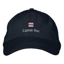 Captain Ron Embroidered Baseball Caps