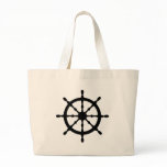 captain ship steering wheel canvas bags