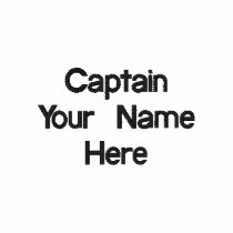 Captain Shirt with Embroidered Name