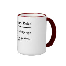 Captain's Rules Coffee Mug