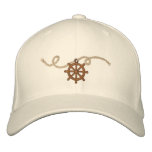 Captains Wheel 3 Motif embroidered hats