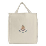 Captain's Wheel & Anchor embroidered bags