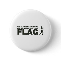 Capture The Flag - Gamer, Gaming, Video Games Buttons