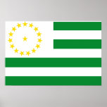 Caqueta Department, Colombia flag Poster