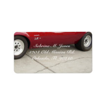 Car address label