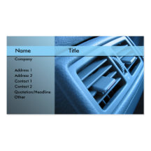 car air conditioner business card templates