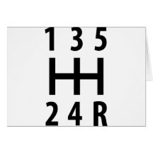 car auto gear shift 5 card