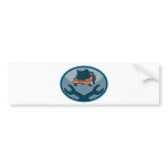 car automobile mechanic repair spanner bumper stickers