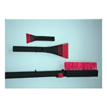 Car brush and scraper custom invitations