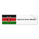 Car Bumper Sticker: proud to be Kenyan bumper stickers